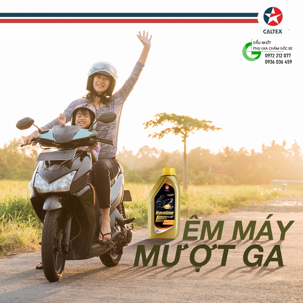 Dầu hộp số  xe tay ga Havoline Scooter Gear Oil 80W-90 120ml