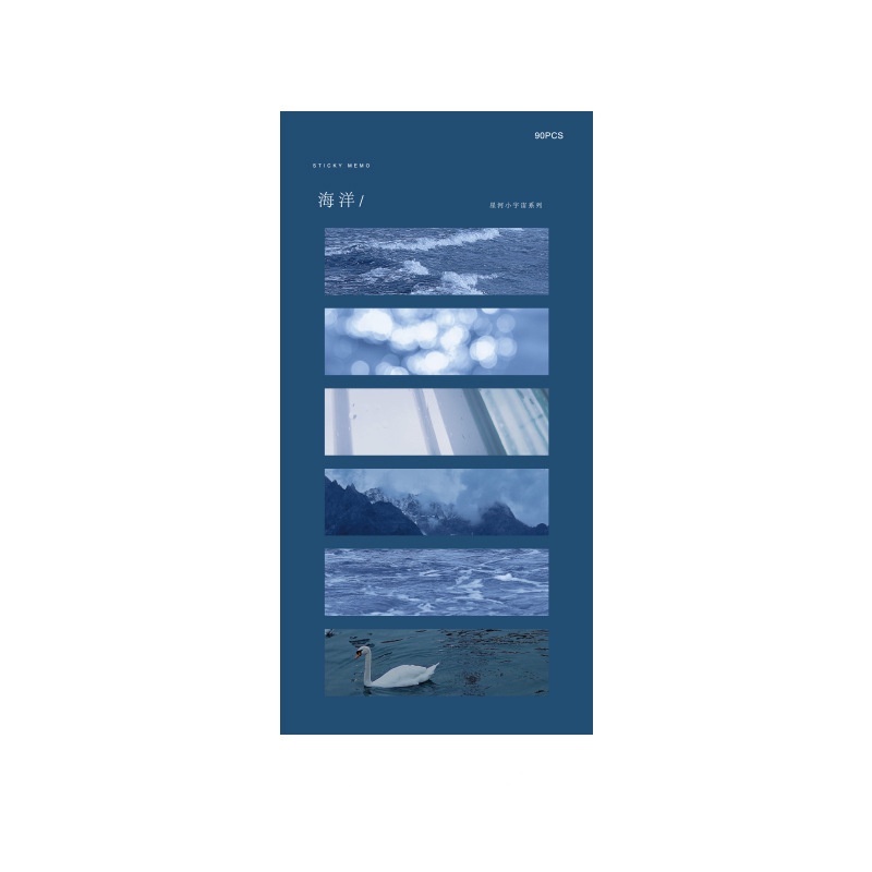 Bộ 90 Miếng Dán Trang Trí Kiểu Phong Cảnh Đáng Yêu