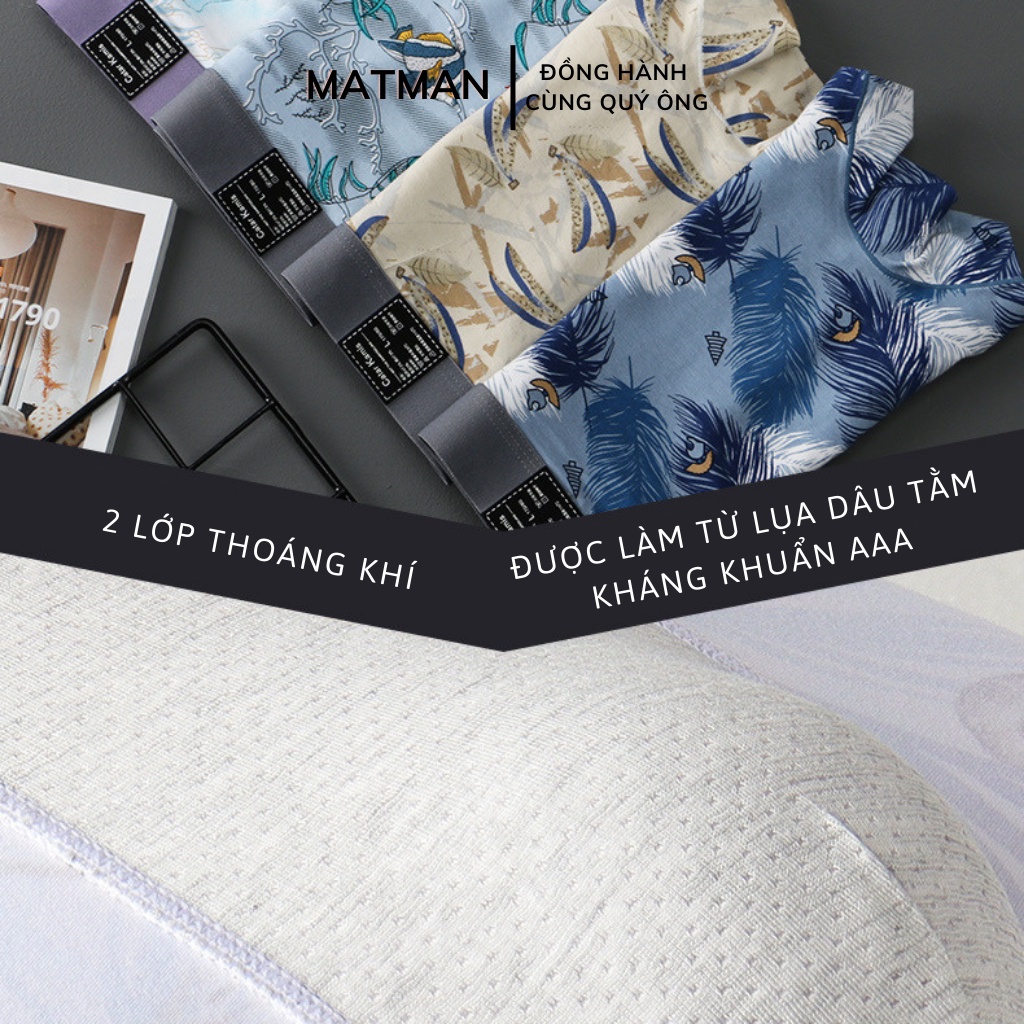 Quần lot nam quần boxer MATMAN thun lạnh thoáng khí thoải mái thời trang