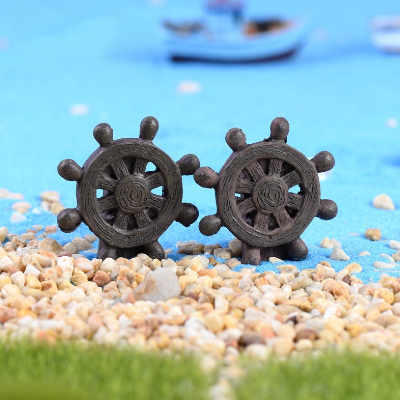 Set 2 Bánh Lái Mini Trang Trí Chậu Cây Bonsai