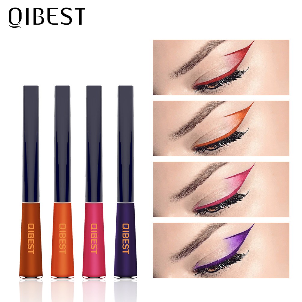 Bút kẻ mắt nước QIBEST màu sắc độc đáo chống thấm nước chất lượng cao 20g | BigBuy360 - bigbuy360.vn
