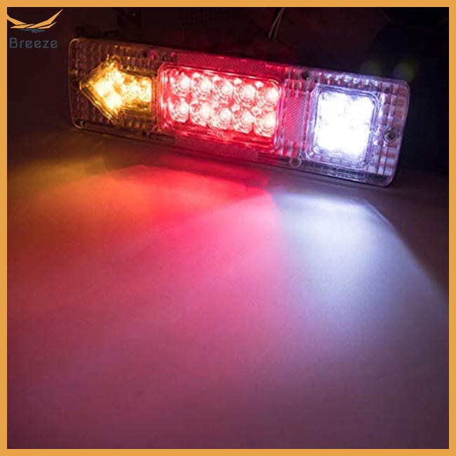 1 Cặp Đèn Tín Hiệu 12v 131 Bóng Led Ip65 Gắn Đuôi Xe Tải/Xe Tải Chống Nước