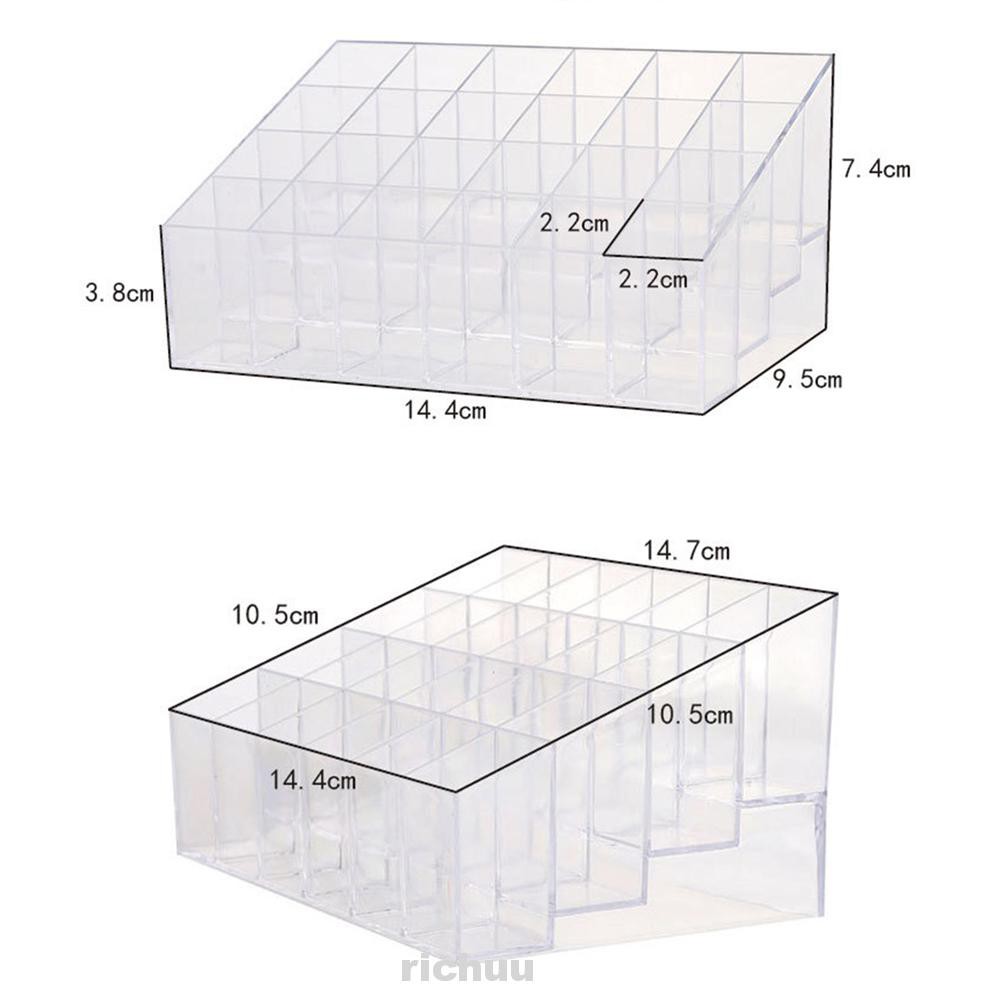 Giá Đỡ Trưng Bày Đồ Trang Điểm 24 Ngăn Tiện Dụng