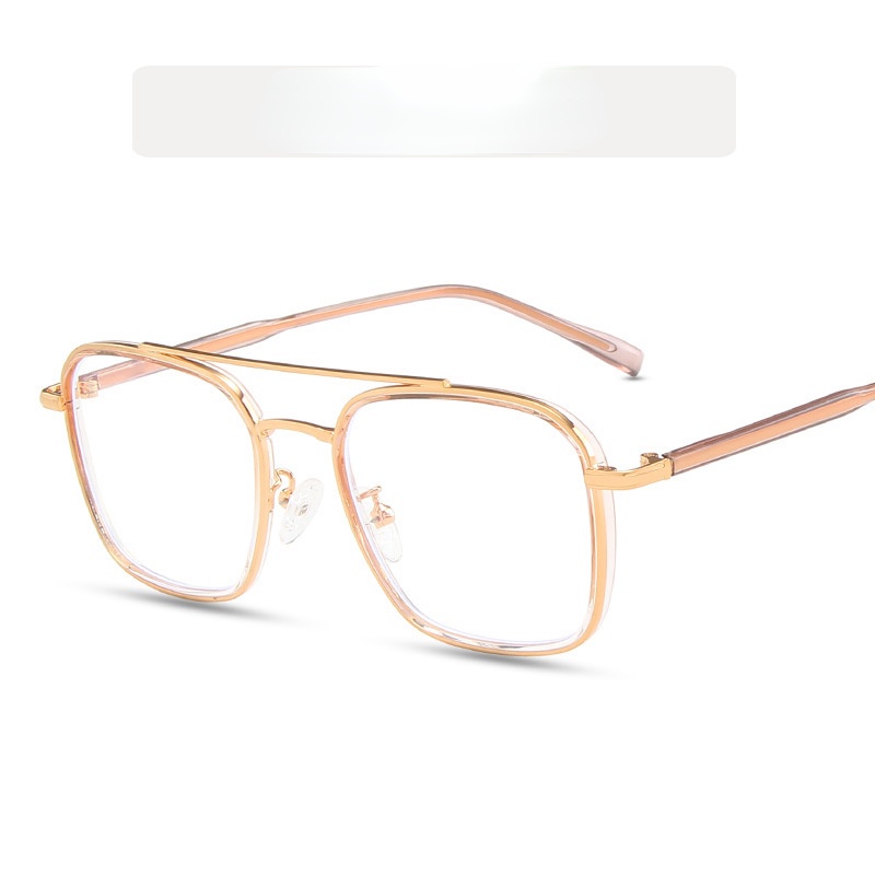 Mắt Kính Gọng Vuông Oversize Chống Ánh Sáng Xanh Thời Trang Hàn Quốc