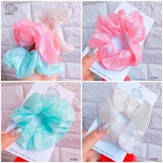 Cột tóc, buộc tóc vải scrunchies bling bling HOT TREND Orin K1047
