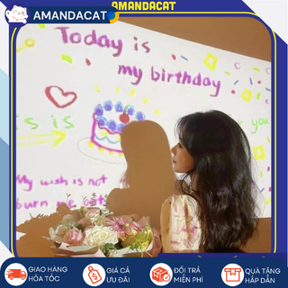 [Hàng sẵn] Đèn chiếu hoàng hôn trang trí, Máy chiếu mini, Máy chiếu sinh nhật, Máy chiếu noel, Đèn chiếu mini chụp ảnh