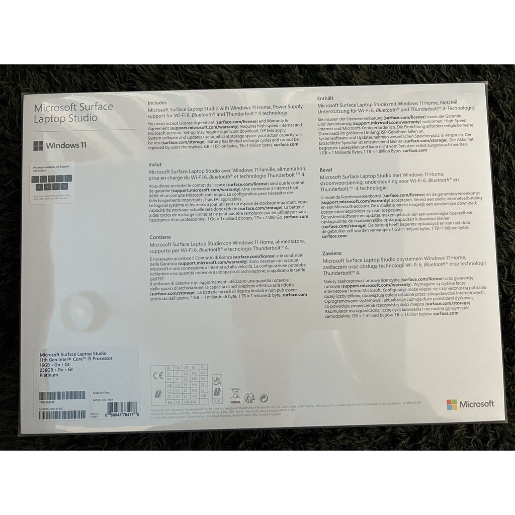 Laptop Microsoft Surface Laptop Studio