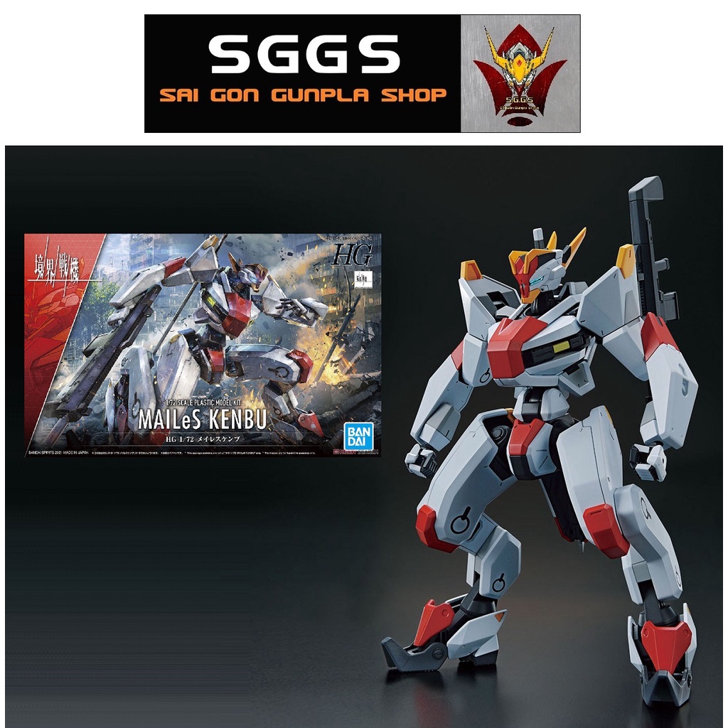 HG MAILeS KENBU 1/72 Kyoukai Senki Bandai Mô Hình Lắp Ráp Đồ Chơi