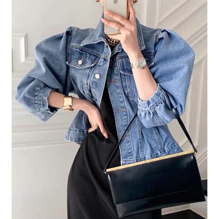 Áo bò lửng tay dễ mix