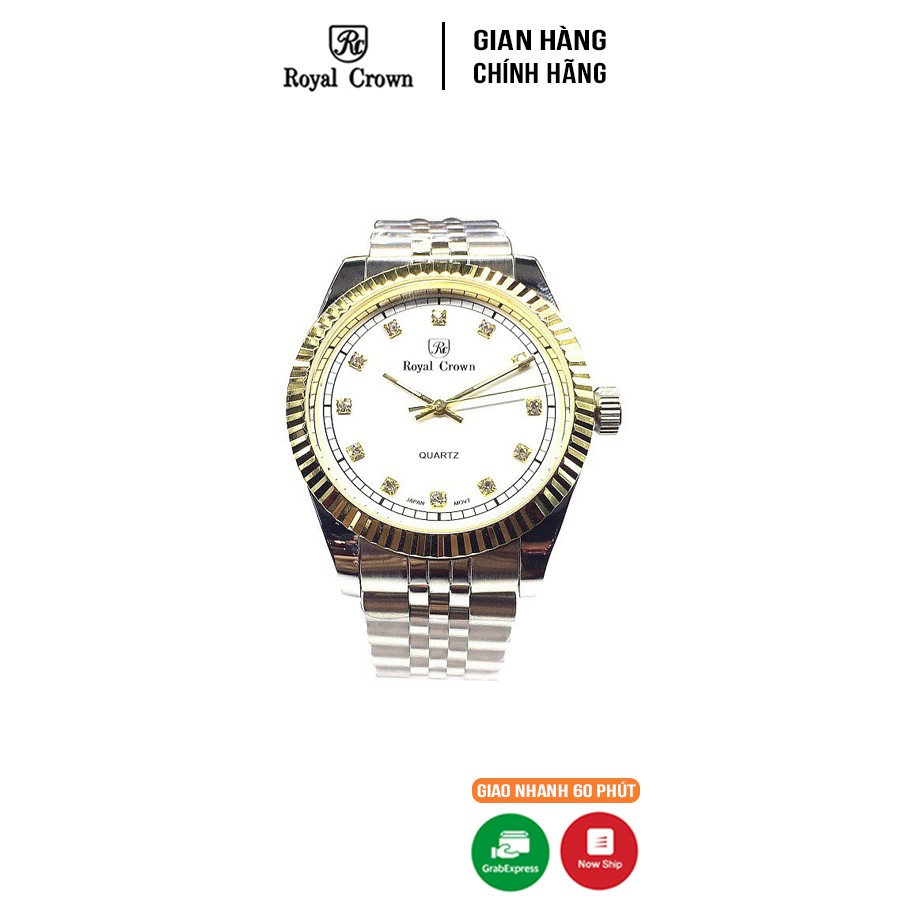 Đồng Hồ Nam Chính Hãng Royal Crown Italy 7701 Stainless Steel Watch