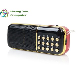 Loa Nghe Nhạc Thẻ Nhớ, Đài FM BKK/ CR K51 Tích Hợp Đèn Pin, Âm Thanh Cực Lớn - BH 6 Tháng - Hoàng Yến Computer