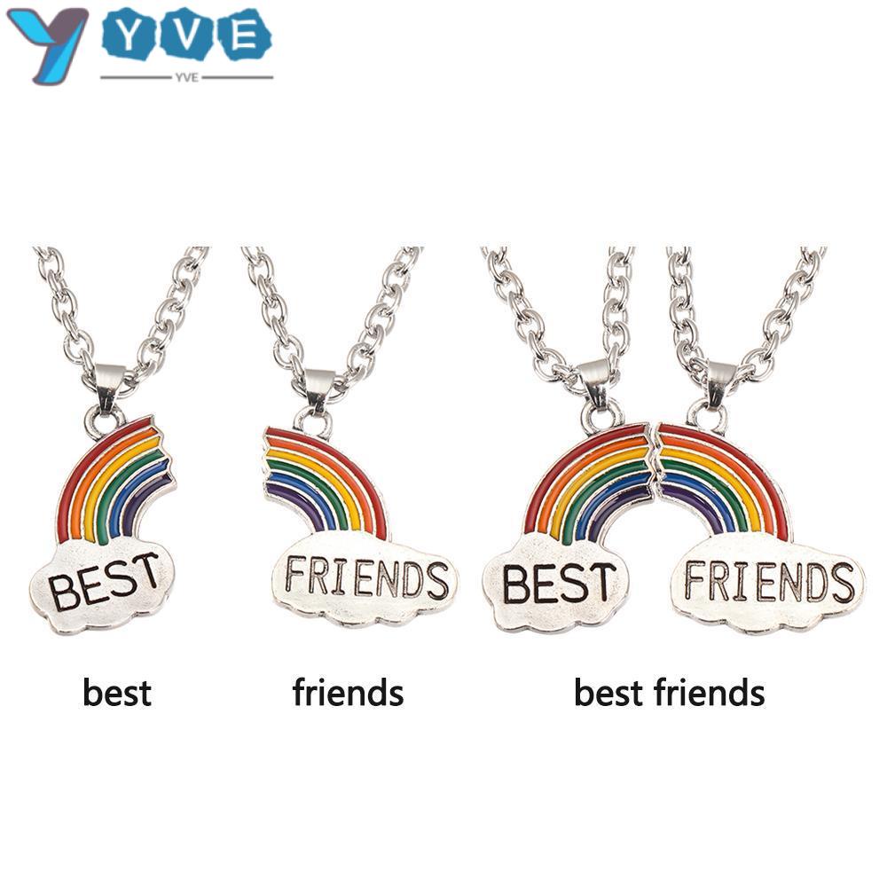 Vòng cổ hình cầu vồng tình bạn thời trang cho nam và nữ