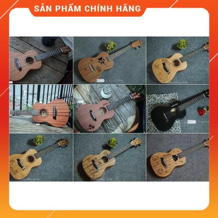 Đàn Ukulele Concert 23inch Chính Hãng BWS (Tặng kèm 5 phụ kiện) Dành cho người mới tập