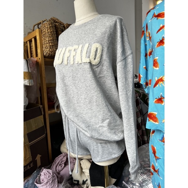 [VANA SHOP] áo sweater Bufollo 2 màu