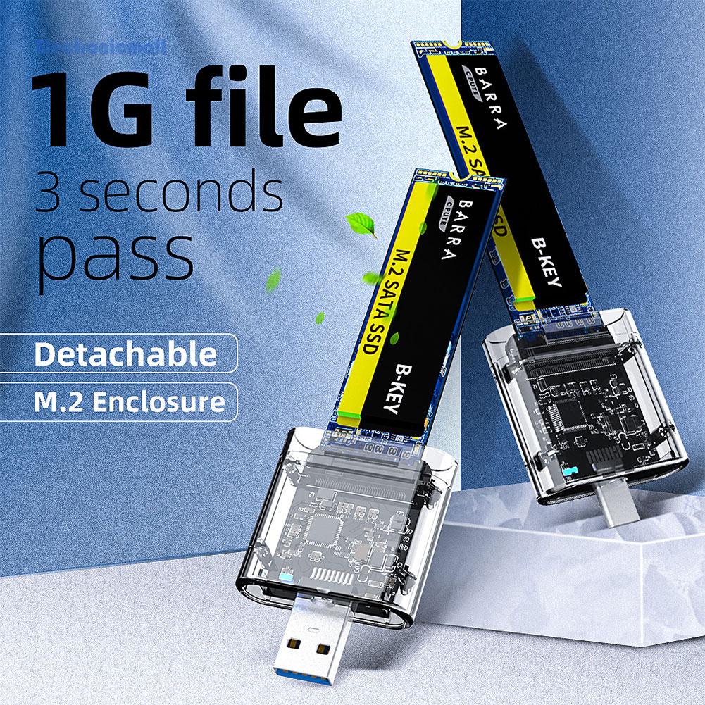 Hộp Đựng Ổ Đĩa Ssd Sata Mall01 M2 Ssd Usb 3.0 5gbps Gen 1