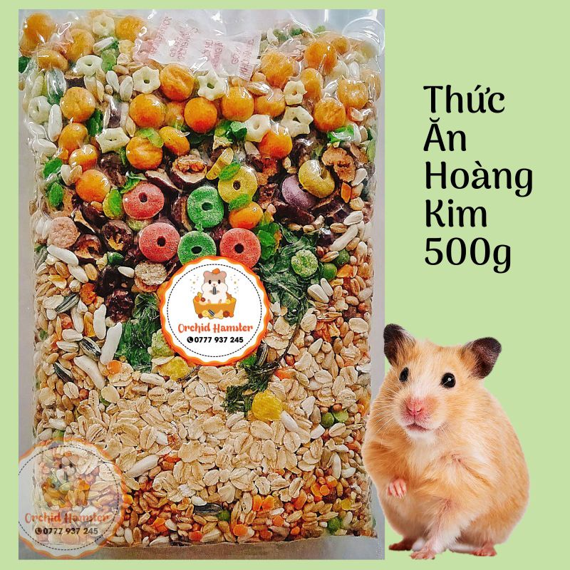 Thức Ăn Hamster Cao Cấp ,Vỗ Béo Vị [ Hoàng Kim ] Hàng Giống Hình