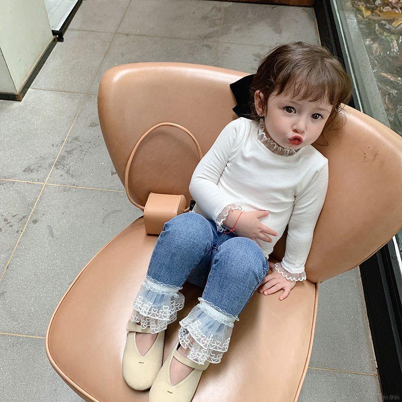 Áo Cổ Búp Bê Tay Dài Xinh Xắn Cho Bé Gái