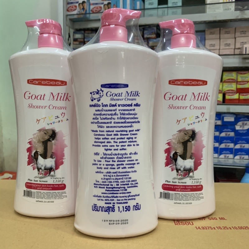 SỮA TẮM DÊ GOAT MILK 1150ML THÁI LAN( mầu hồng )