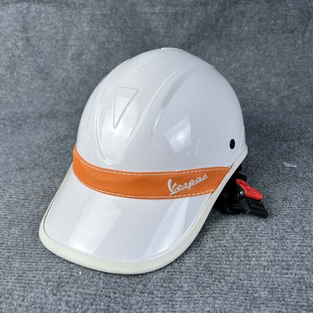 Nón bảo hiểm kết lưỡi trai nano VESPA viền da cao cấp nhiều màu cho nam