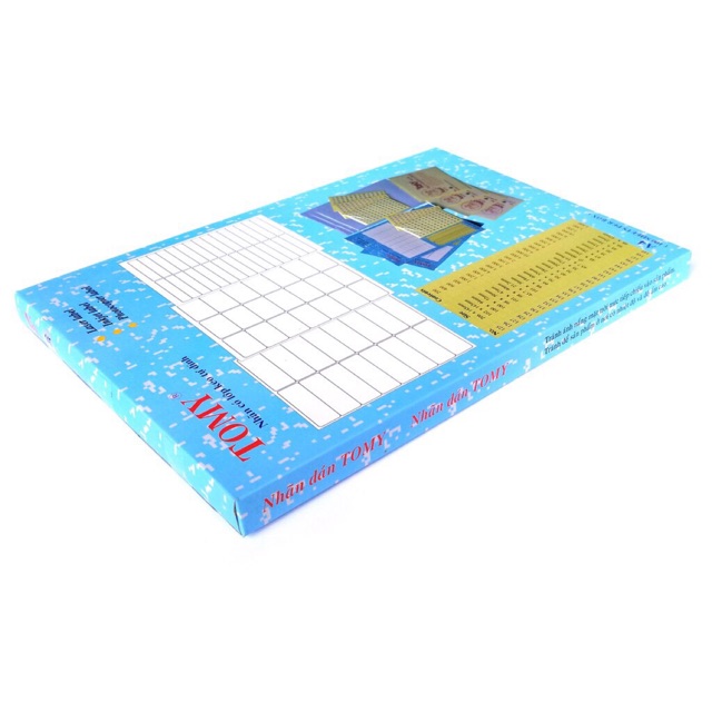 Giấy decal Tomy A4 in mã vạch - Xấp 100 tờ nhãn có lớp keo tự dính Tomy 145
