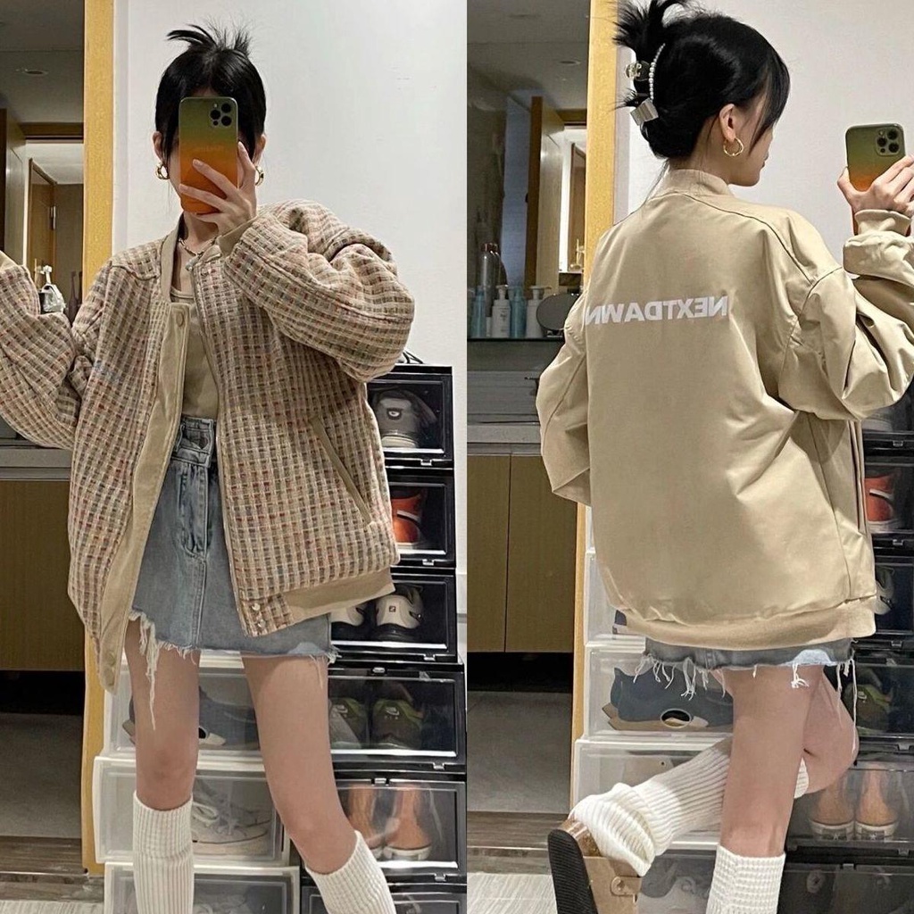 Áo Khoác Hai Mặt Thời Trang Xuân Thu Mới Dành Cho Nam Và Nữ 2022
