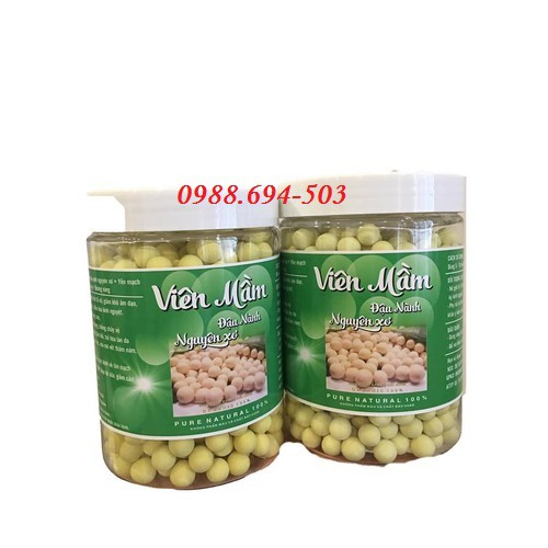 1KG VIÊN MẦM ĐẬU NÀNH NGUYÊN XƠ