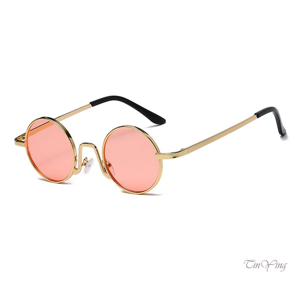 GETNOIVAS Kính Mát Phân Cực Tròng Tròn Tráng Gương Phong Cách Steampunk Cổ Điển Chất Lượng Cao