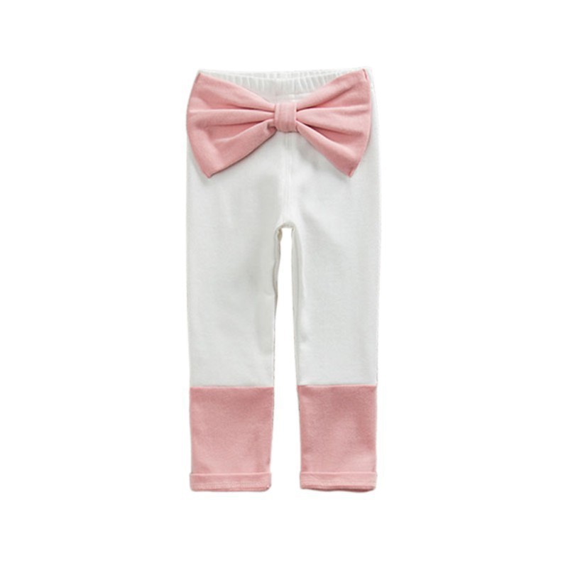 Quần legging phối nơ dễ thương dành cho bé gái