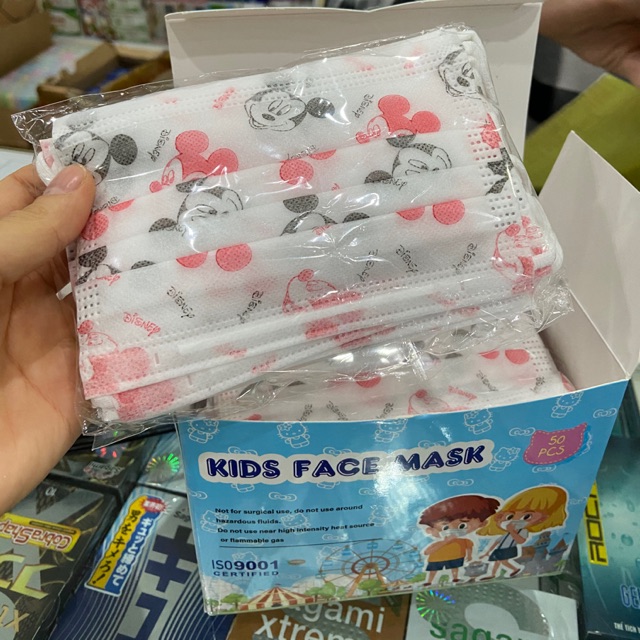 Khẩu trang trẻ em KIDS FACE MASK (hộp 50 chiếc)