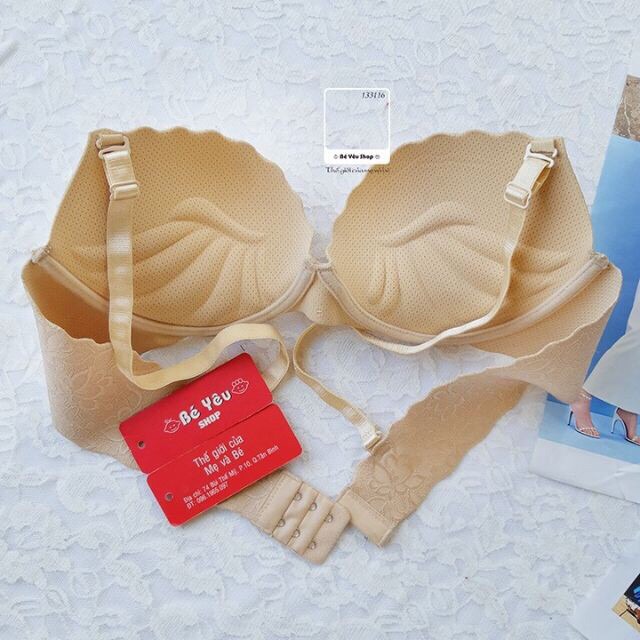 (3116)áo lót đúc su thông hơi đệm ngực 4 phân (hàng thái lan sittehood chính hãng)