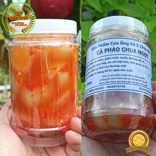 Dưa cà pháo ngâm chua ngọt châu đốc giòn ngon ăn liền không cần chế biến hủ 500gr