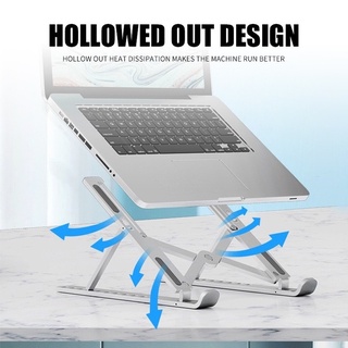 ABS Plastic Adjustable Folding Laptop Notebook Stand Handy Adjustable Size