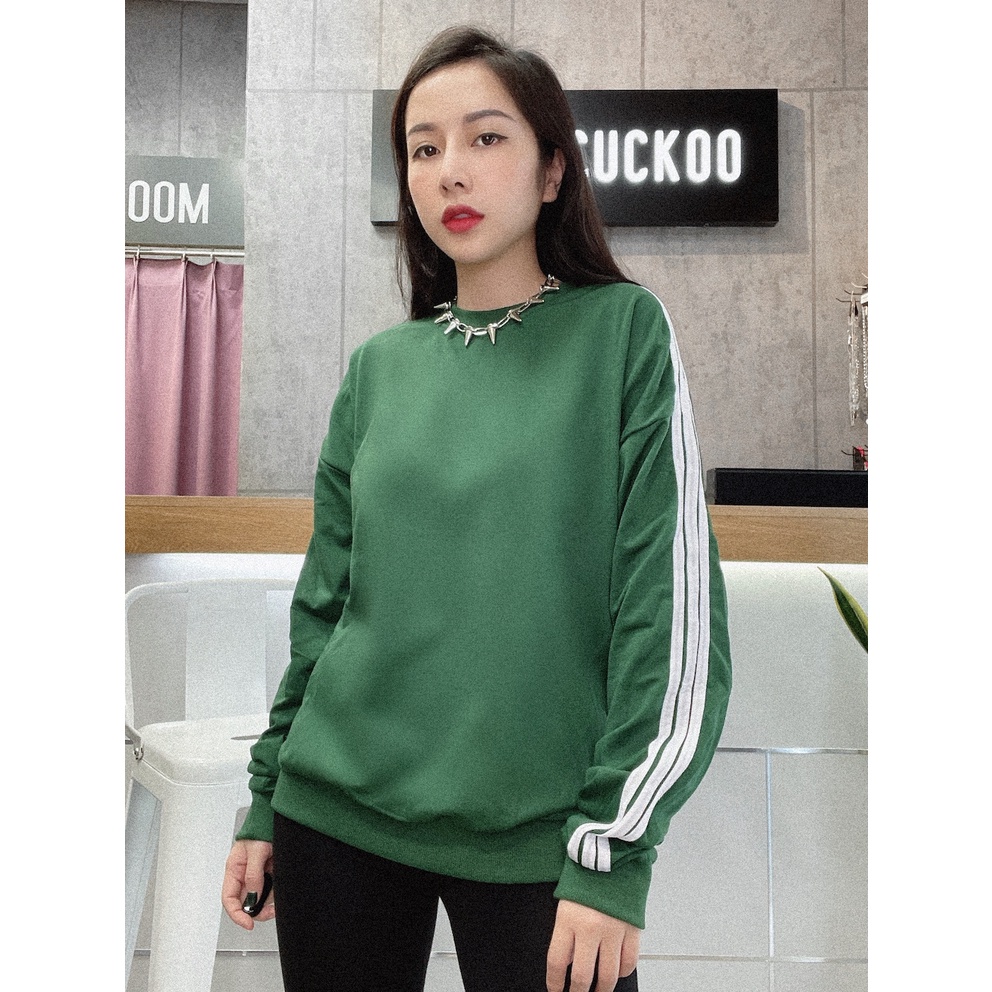 [ Xả Kho ] Áo Sweater 3 Line Phần Tay Chất Nỉ Da Cá Quảng Châu Siêu Đẹp - Mã Số: 7235