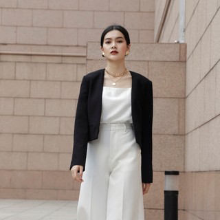 [Moda de lita] Áo vest nữ không nút cài Hilda
