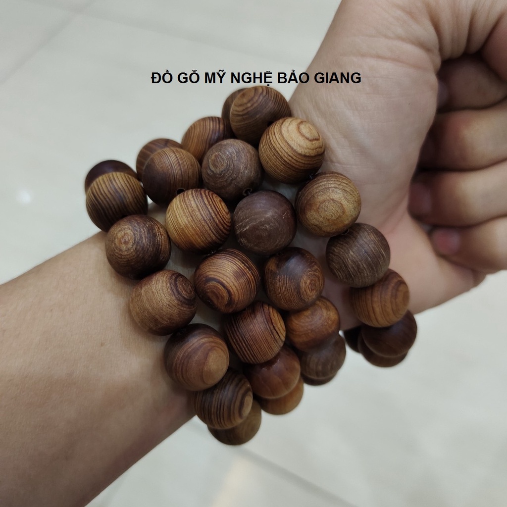Vòng tay gỗ ngọc am thơm ngọt ngào 14ly