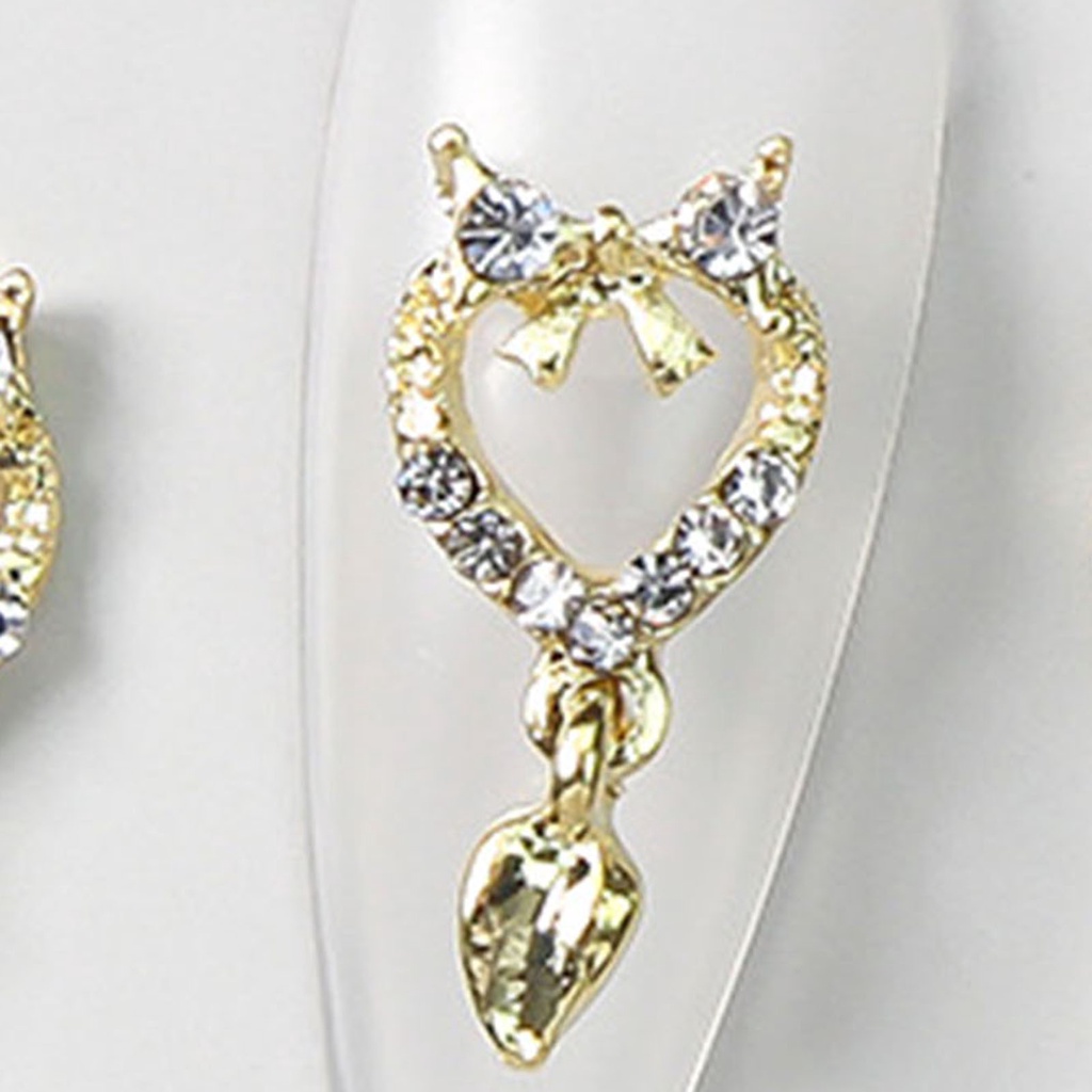 Bộ 5 Phụ Kiện Trang Trí Móng Tay Nghệ Thuật Trọng Lượng Nhẹ Lấp Lánh Dành Cho Nữ DIY