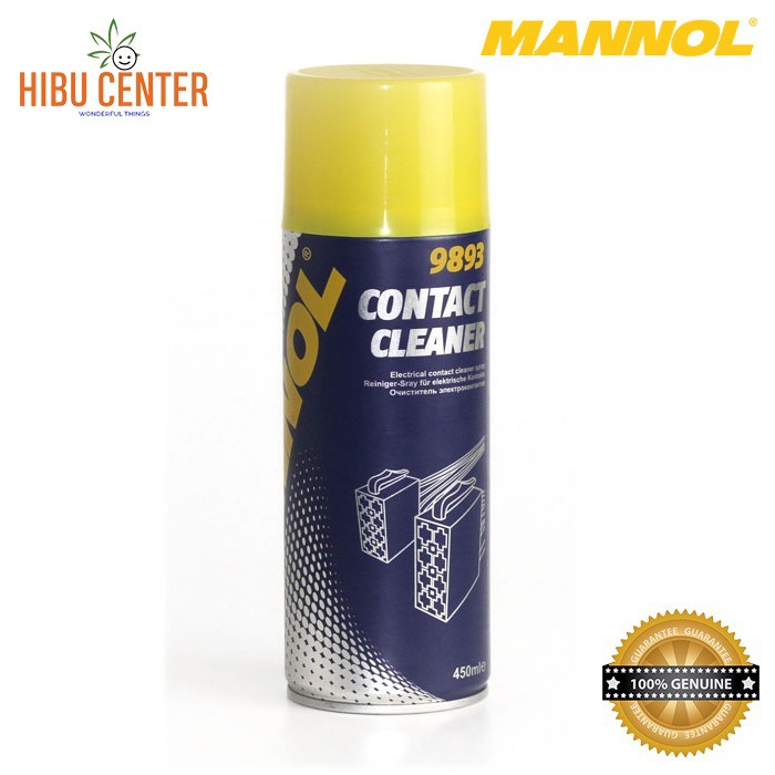 Chai Vệ Sinh, Chống Rỉ, Bảo Vệ Contact Điện, Mạch Điện Tử MANNOL 9893 – 450ML Contact Cleaner, Hàng Đức Chính Hãng