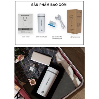 Bình đun nước du lịch siêu tốc dung tích 450ml
