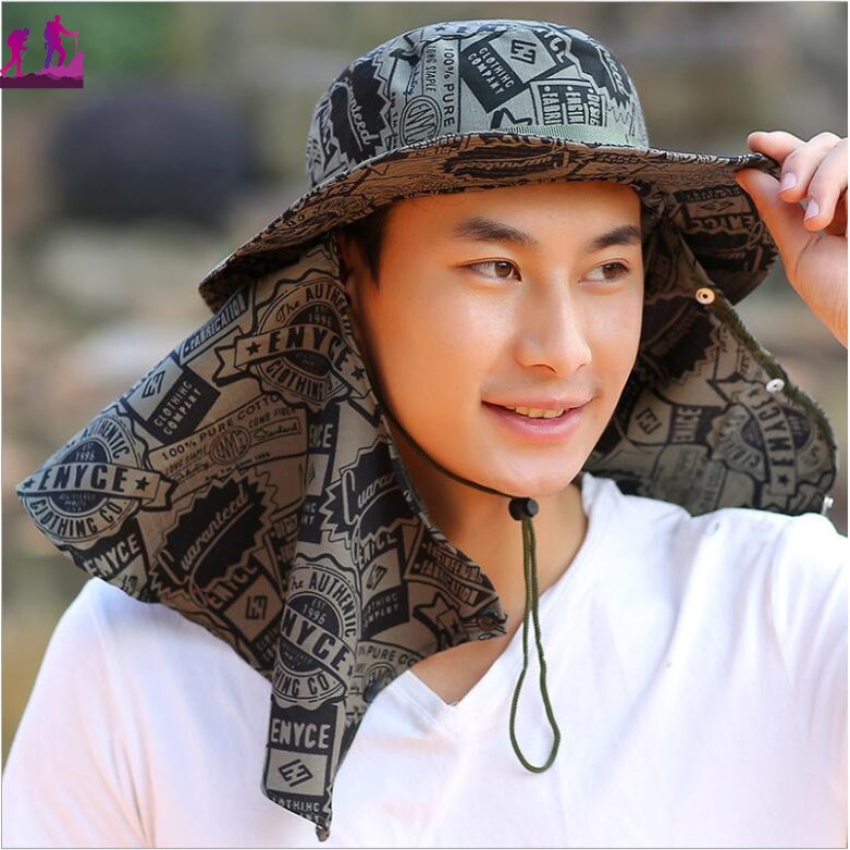 Người Đàn Ông 360° Mũ Vành Rộng Chống Tia UV Không Thấm Nước Tiện Dụng Cho Các Hoạt Động Ngoài Trời