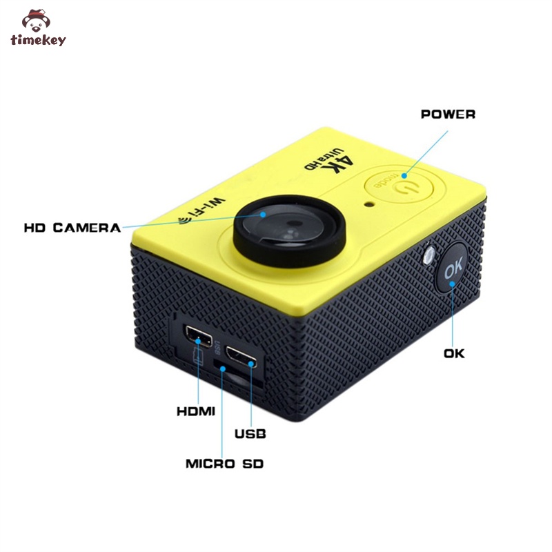 Camera hành trình H9 1080p/60fps 20MP WiFi 2.0" Ultra HD 4K Mini Cam chống thấm nước | BigBuy360 - bigbuy360.vn