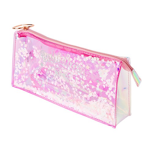 Túi Hologram ARTBOX Hàn Quốc Họa Tiết Barbichon Màu Hồng Lấp Lánh Kim Tuyến