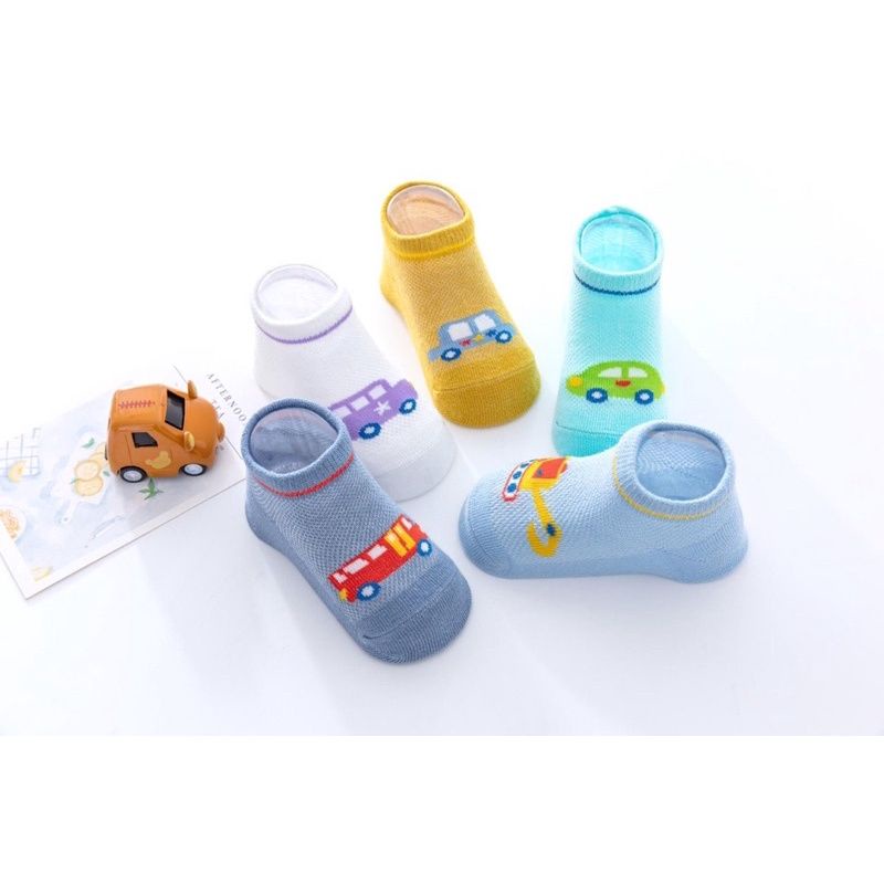 Set 5 đôi tất oto thỏ cún dễ thương cho bé