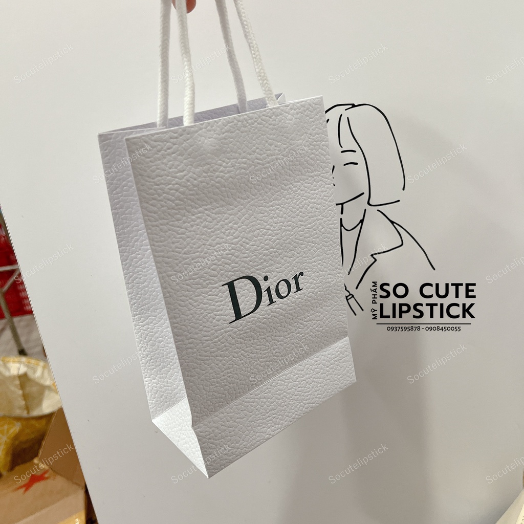 Túi giấy Dior chính hãng 14.5x5x13 và 14.5x8x22.5