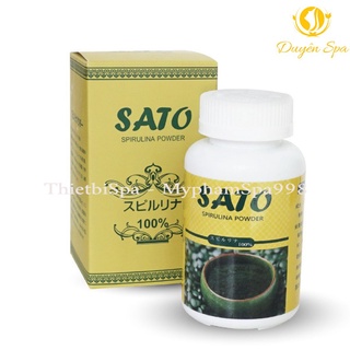 Tảo xoắn sato dưỡng da làm trắng dạng bột nhật bản