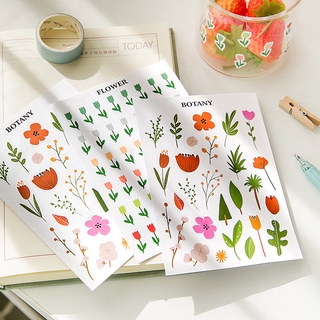 Flowertree Sticker Miếng Dán Trang Trí Nhật Ký