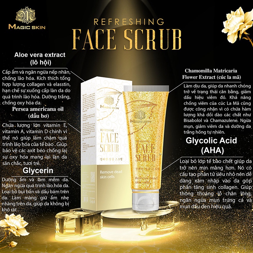 Tẩy tế bào chết mặt, tẩy da chết mặt dịu nhẹ không lo kích ứng dị ứng khi sử dụng - LAVAHA SHOP | BigBuy360 - bigbuy360.vn