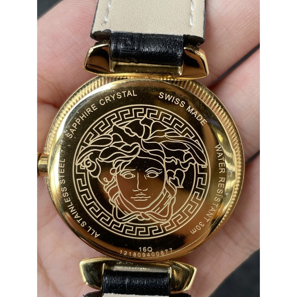 Đồng hồ đeo tay nữ versace dây da cao cấp chống nước cực tốt bảo hành 12 tháng LUTOS VN