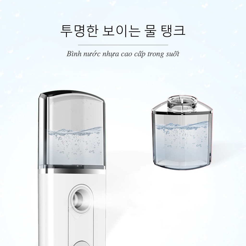 [COMBO] Máy xịt khoáng Nano Hàn Quốc và Quạt mini USB cầm tay dành cho mùa hè