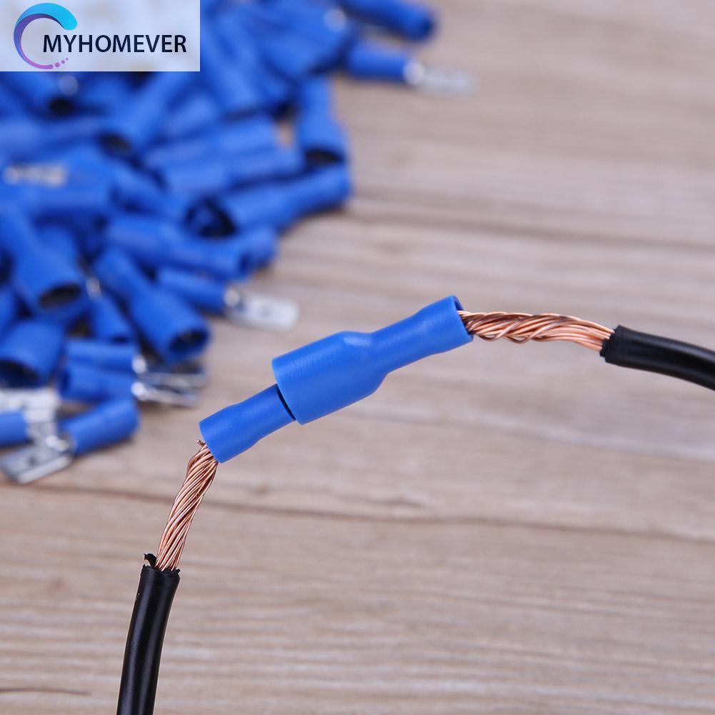 myhomever FDFD2-250 16-14AWG Male/Female Kit Insulated Spade Wire Connector Terminal