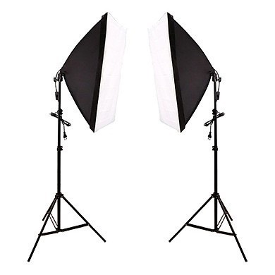 Bộ Softbox trợ sáng kích thước 50x70cm quay chụp ảnh studio, livestream gắn 1 đui E27 - Sản phẩm chưa bao gồm bóng đèn